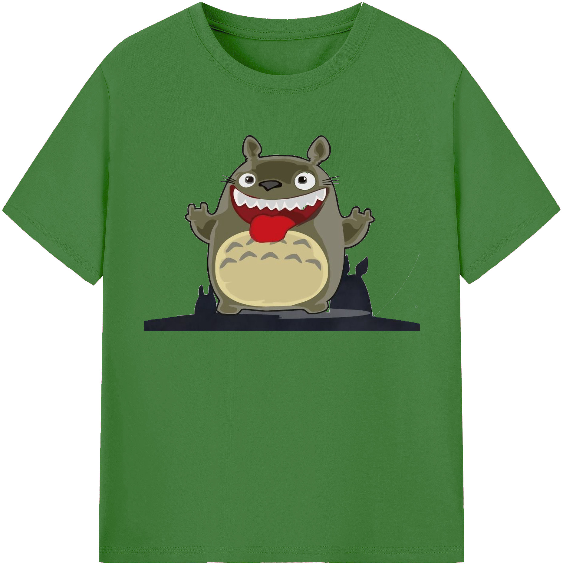 （画像用） となりのトトロ 草壁メイ 草壁サツキ My Neighbor Totoro Satsuki Kusakabe Mei Kusakabe レディースカジュアルプリントTシャツ（綿100％）